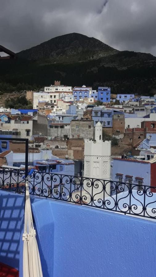 Aymane Rooftop Budget Panoramic Hotel Šafšawán Exteriér fotografie