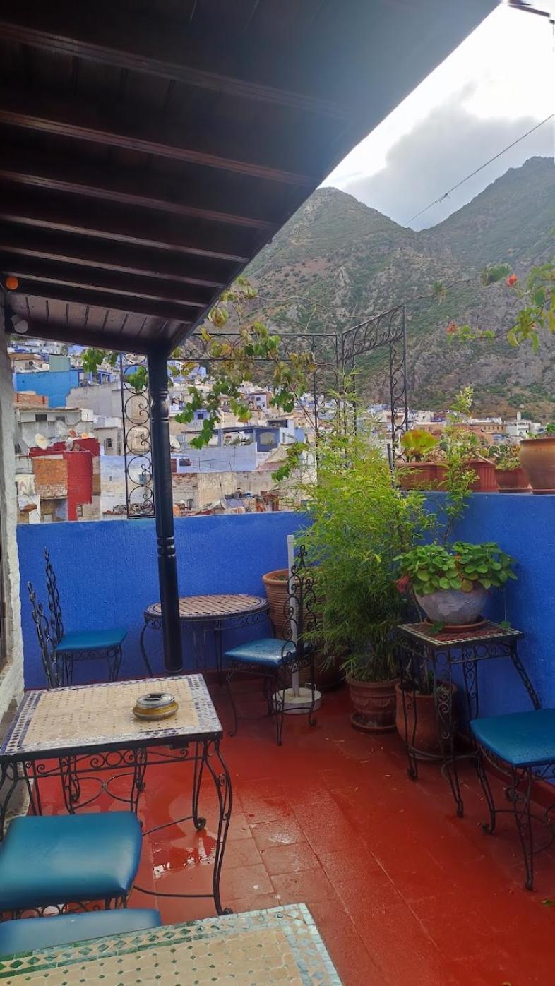Aymane Rooftop Budget Panoramic Hotel Šafšawán Exteriér fotografie