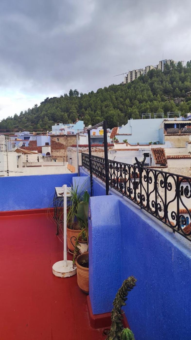 Aymane Rooftop Budget Panoramic Hotel Šafšawán Exteriér fotografie