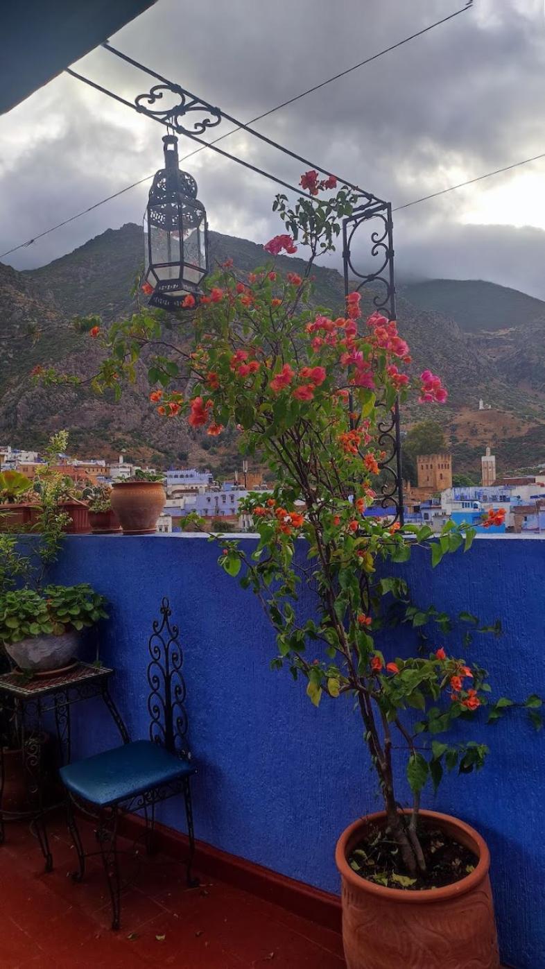 Aymane Rooftop Budget Panoramic Hotel Šafšawán Exteriér fotografie